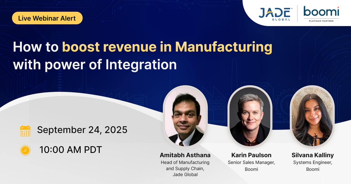 Boomi Manufacturing Webinar 